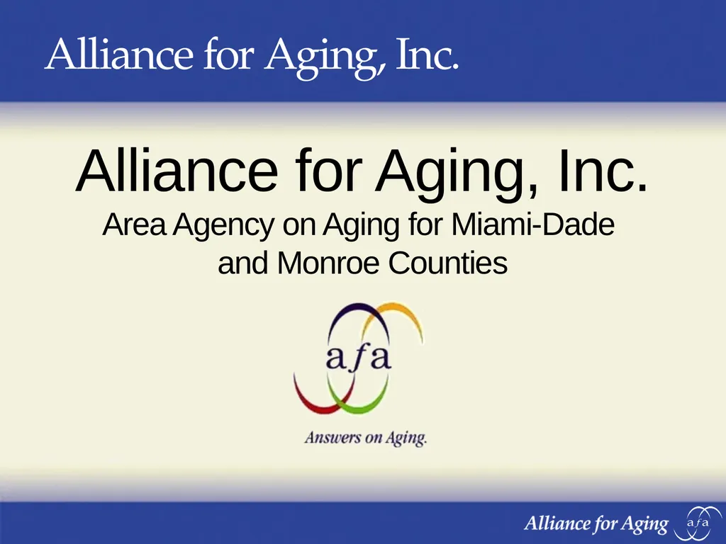 Older Americans Act Program Information Forum - slide 2 of 37