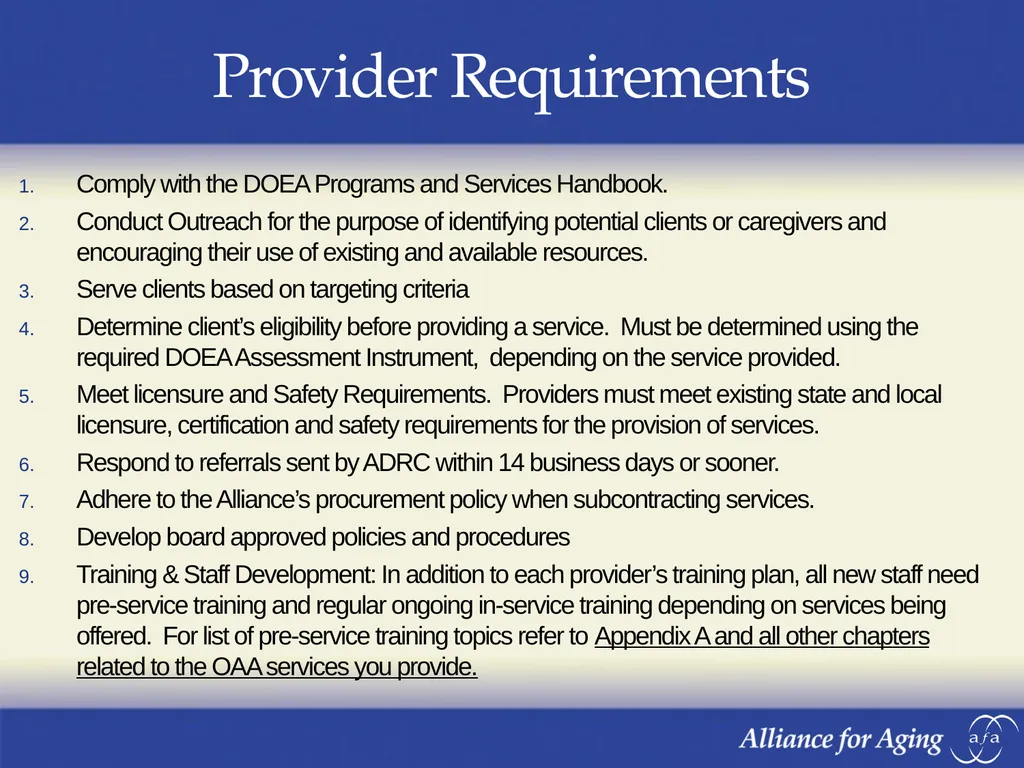 Older Americans Act Program Information Forum - slide 13 of 37