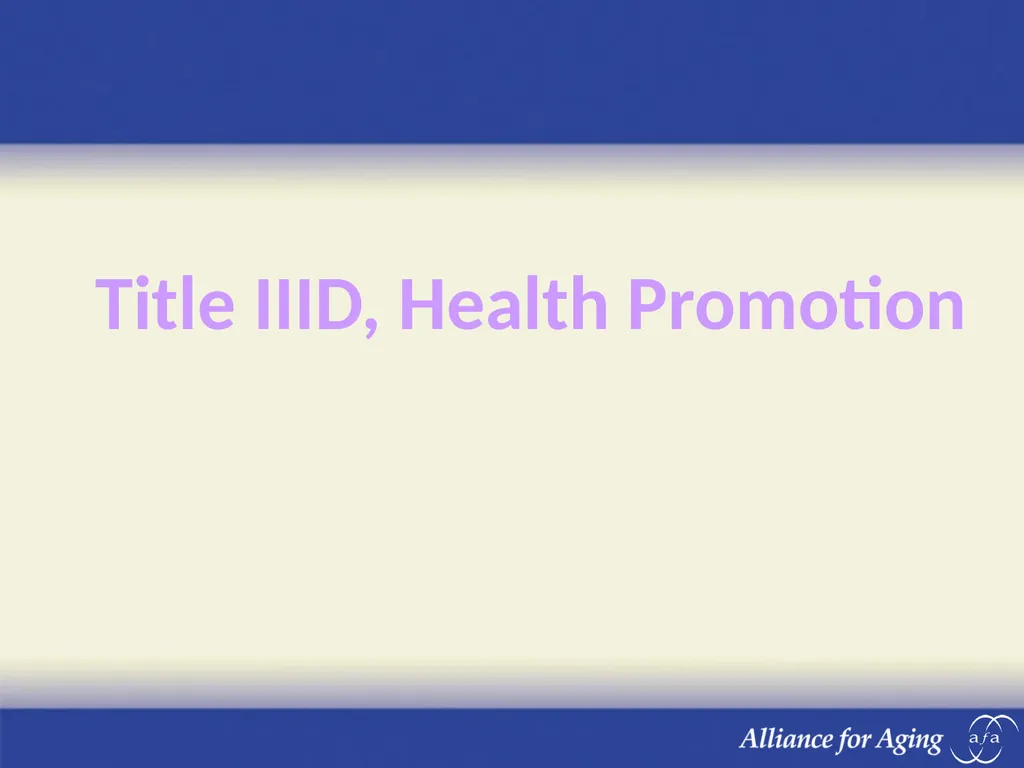 Older Americans Act Program Information Forum - slide 21 of 37