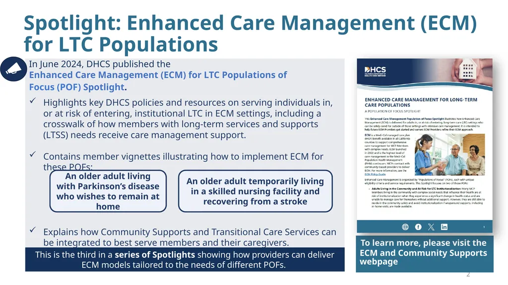 Long-Term Care (LTC) Spotlight November 13, 2024 - slide 2 of 11