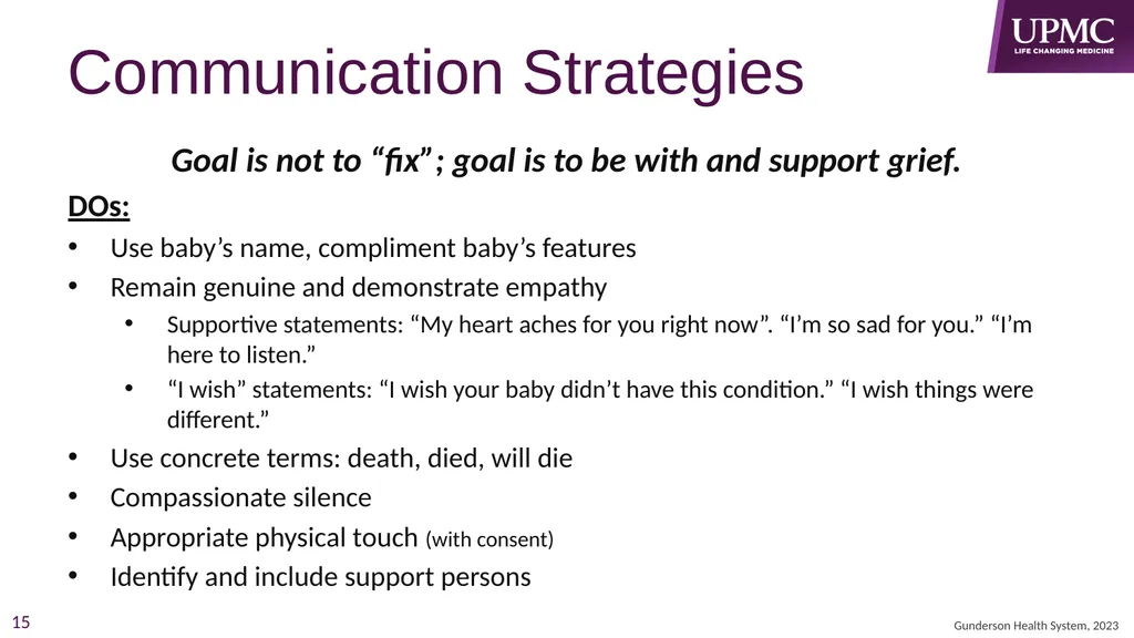 Perinatal & Neonatal Loss Audrey Wrobel, LSW - slide 15 of 24