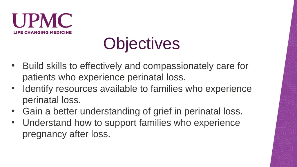 Perinatal & Neonatal Loss Audrey Wrobel, LSW - slide 3 of 24