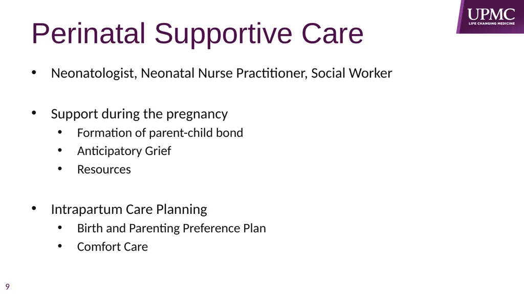 Perinatal & Neonatal Loss Audrey Wrobel, LSW - slide 9 of 24