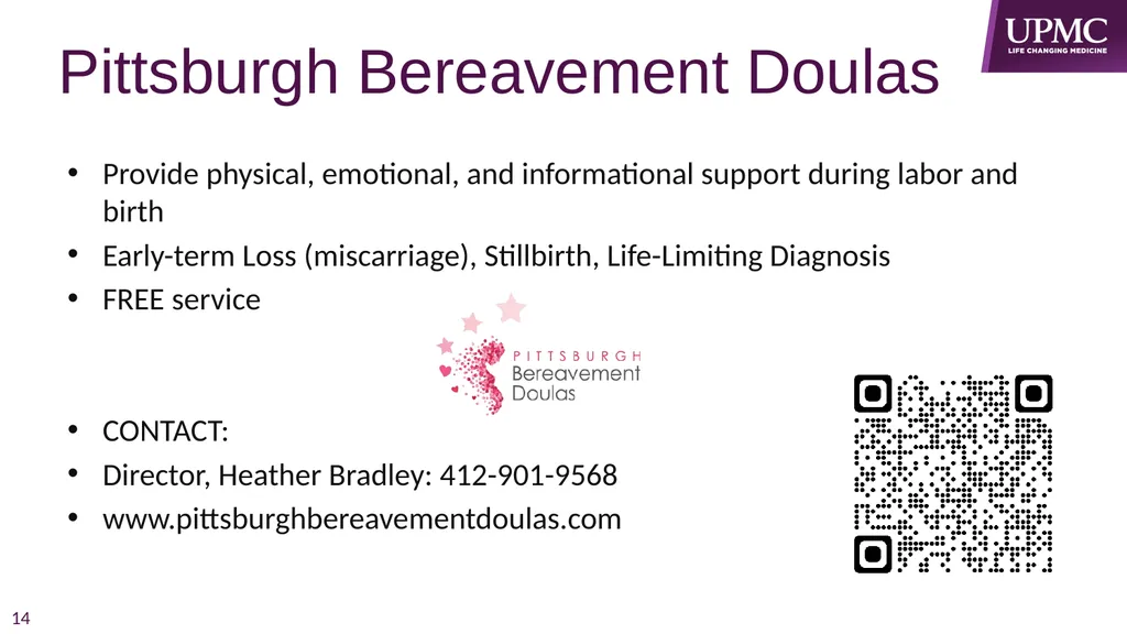 Perinatal & Neonatal Loss Audrey Wrobel, LSW - slide 14 of 24