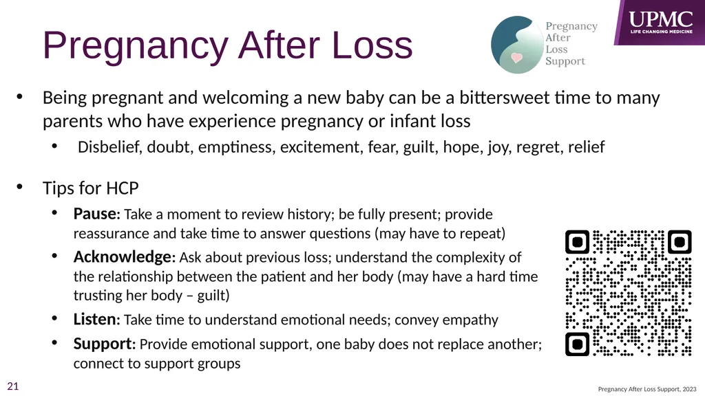 Perinatal & Neonatal Loss Audrey Wrobel, LSW - slide 21 of 24