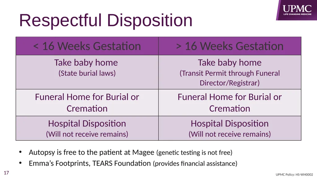 Perinatal & Neonatal Loss Audrey Wrobel, LSW - slide 17 of 24