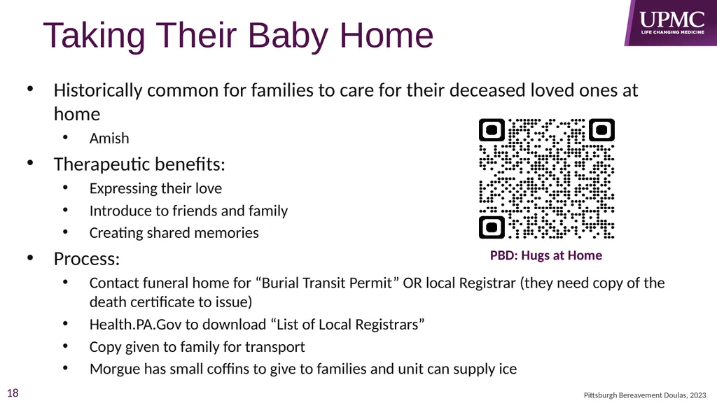 Perinatal & Neonatal Loss Audrey Wrobel, LSW - slide 18 of 24