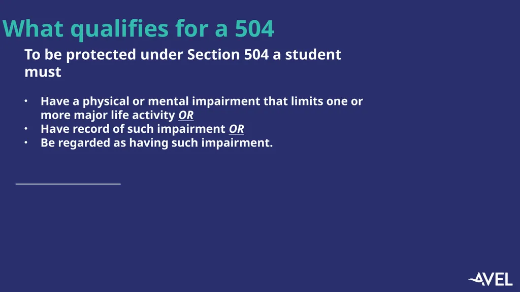 504’s and IEP’s Reviewed 1/2025 AAllison, RNC Upon - slide 4 of 15
