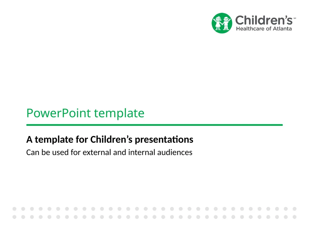 PowerPoint template A template for Children’s - slide 1 of 9