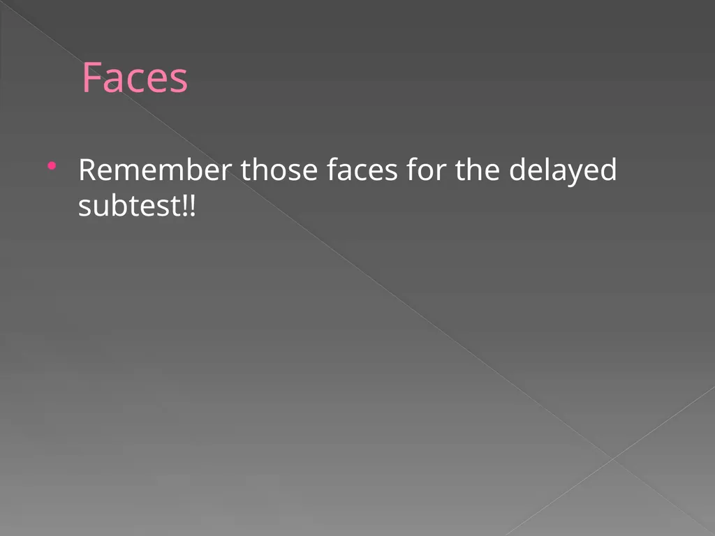 Children’s Memory Scale Presented by Kelly DeCoste - slide 20 of 68