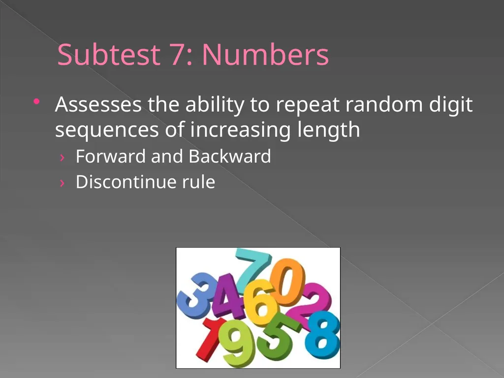 Children’s Memory Scale Presented by Kelly DeCoste - slide 30 of 68