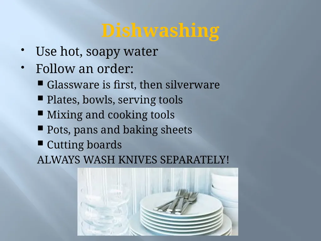 Kitchen safety! Standard 1 Objective 1-5 Avoiding - slide 22 of 22