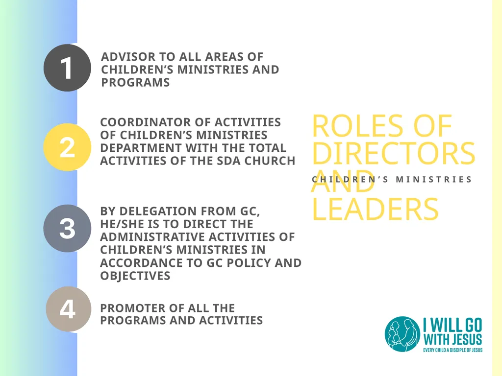AS YOU BEGIN... GENERAL CONFERENCE OUR MISSION “To - slide 9 of 19
