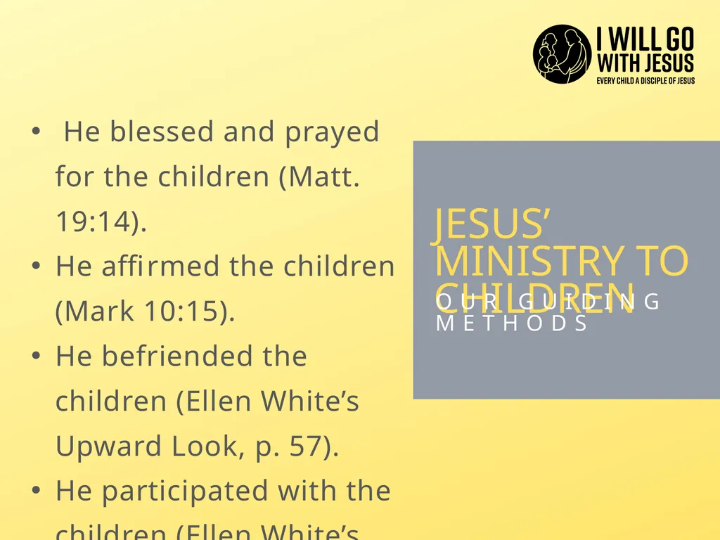AS YOU BEGIN... GENERAL CONFERENCE OUR MISSION “To - slide 6 of 19