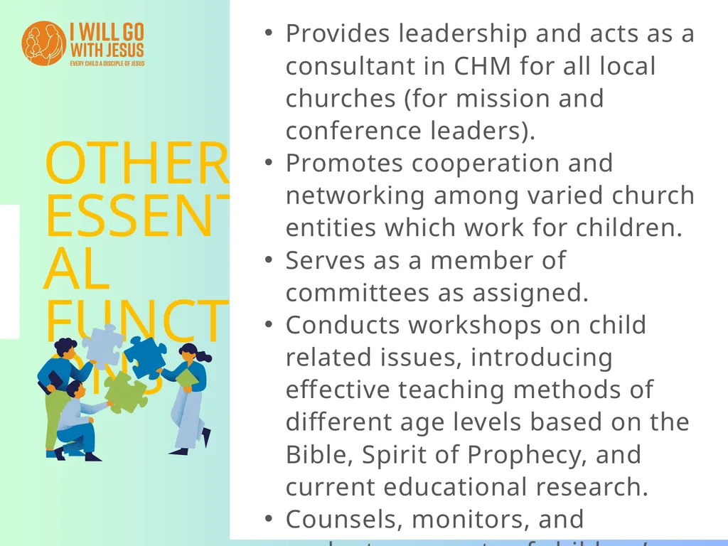AS YOU BEGIN... GENERAL CONFERENCE OUR MISSION “To - slide 10 of 19