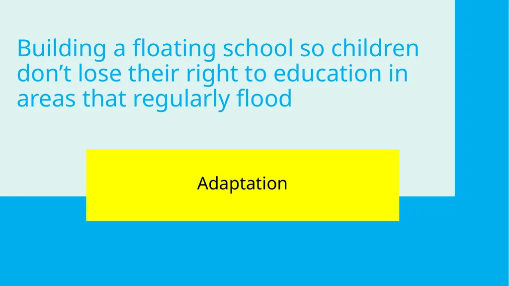 © UNICEF/Quintero ACTIVITY 3 CLIMATE CHANGE AND - slide 18 of 33