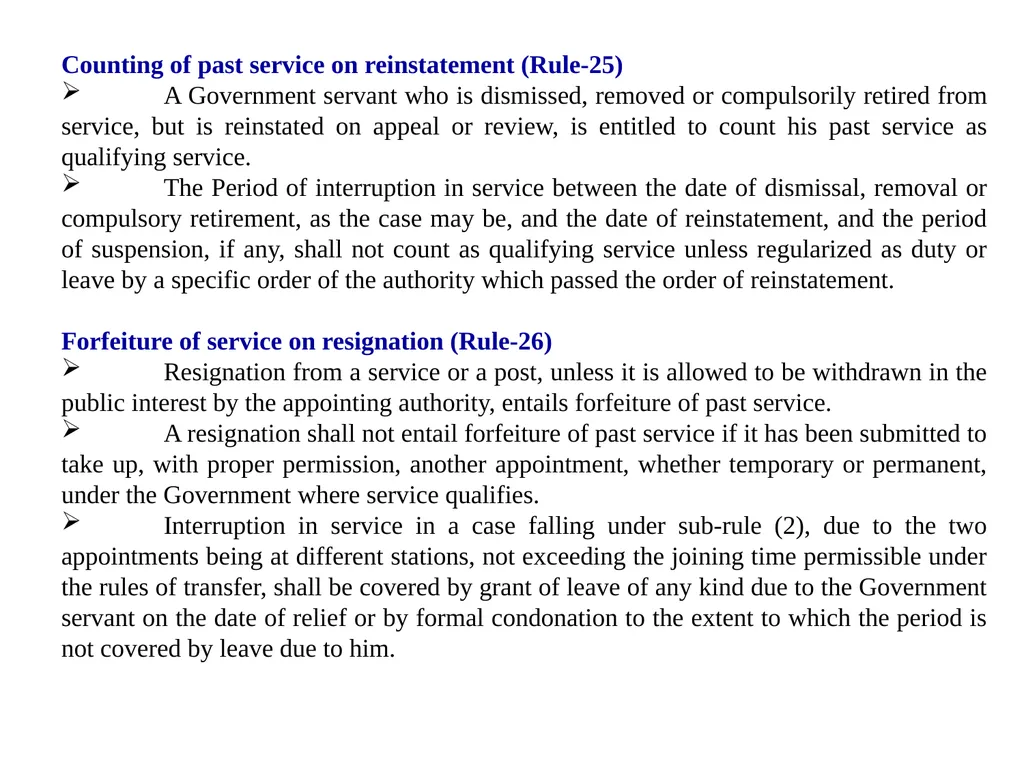 CCS (Pension) Rules, 1972 GENERAL PROVISIONS These - slide 18 of 28