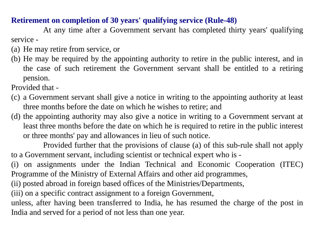 CCS (Pension) Rules, 1972 GENERAL PROVISIONS These - slide 20 of 28