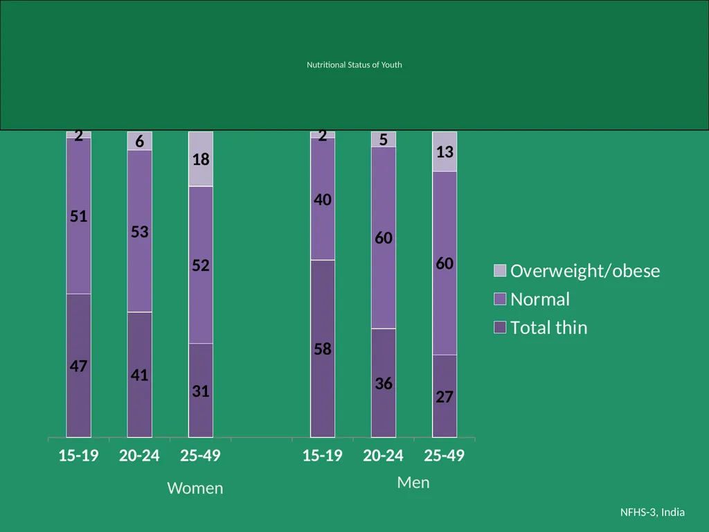 Profile of Youth in India NFHS-3, India Analysis - slide 39 of 44