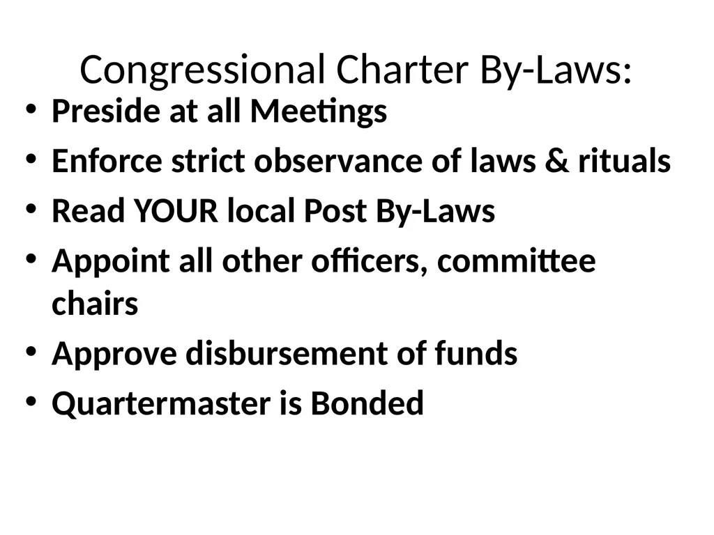 Post/District Commander Florida VFW Officer - slide 4 of 32