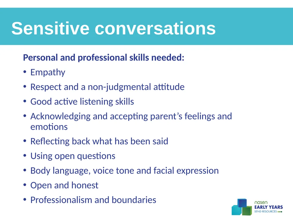 Practitioners and parents working together to - slide 12 of 14