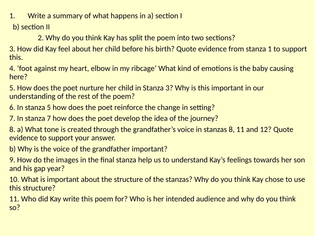 National 5 Scottish Text Jackie Kay Discussion, - slide 7 of 32