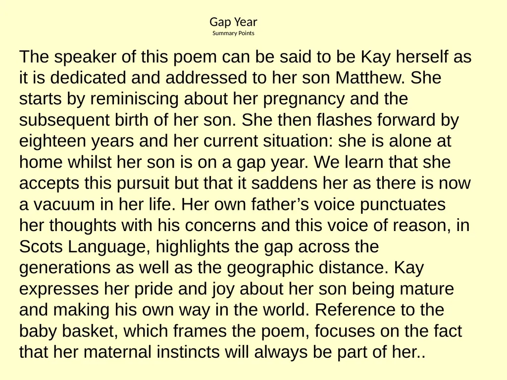 National 5 Scottish Text Jackie Kay Discussion, - slide 5 of 32