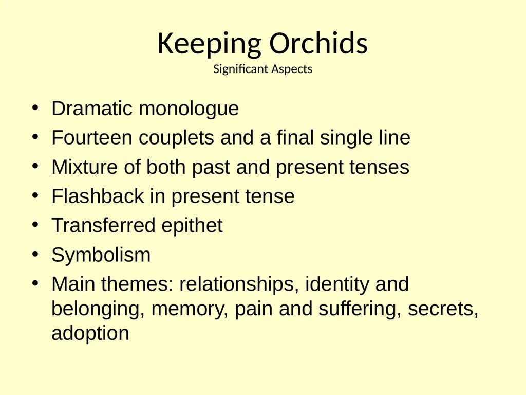 National 5 Scottish Text Jackie Kay Discussion, - slide 11 of 32