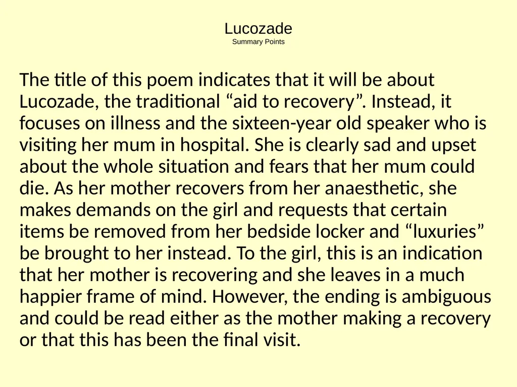National 5 Scottish Text Jackie Kay Discussion, - slide 20 of 32