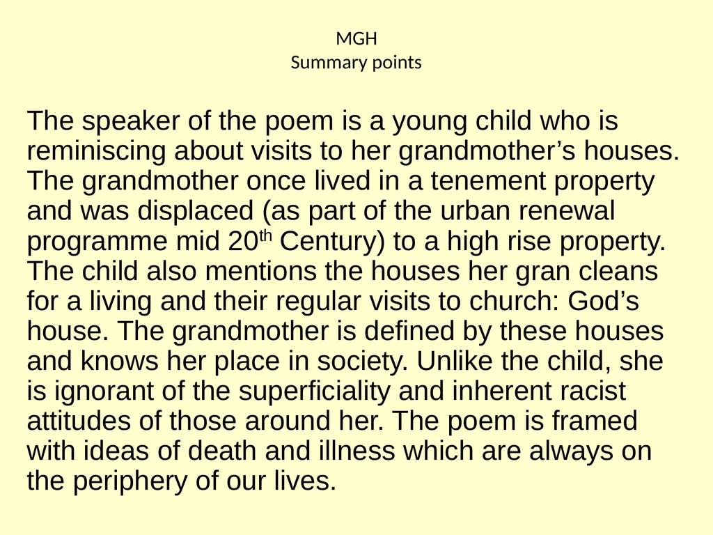 National 5 Scottish Text Jackie Kay Discussion, - slide 15 of 32