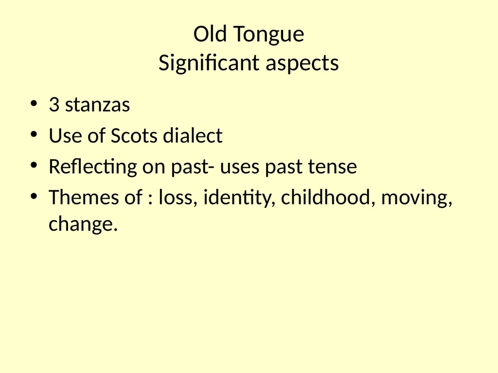 National 5 Scottish Text Jackie Kay Discussion, - slide 26 of 32