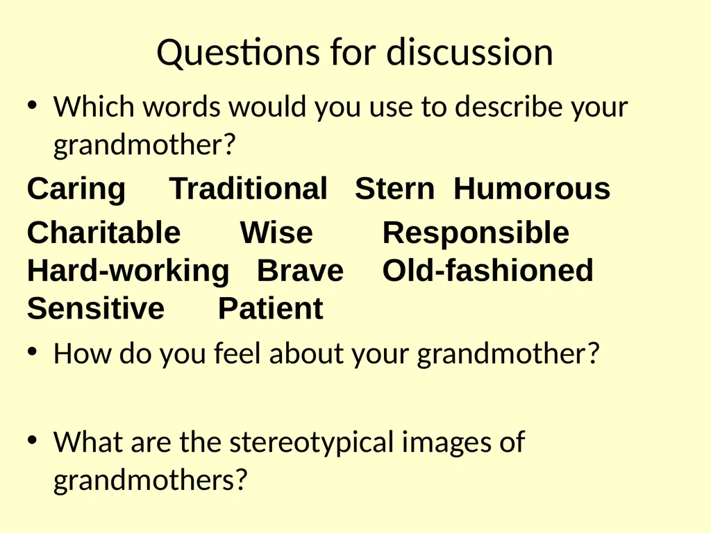 National 5 Scottish Text Jackie Kay Discussion, - slide 14 of 32