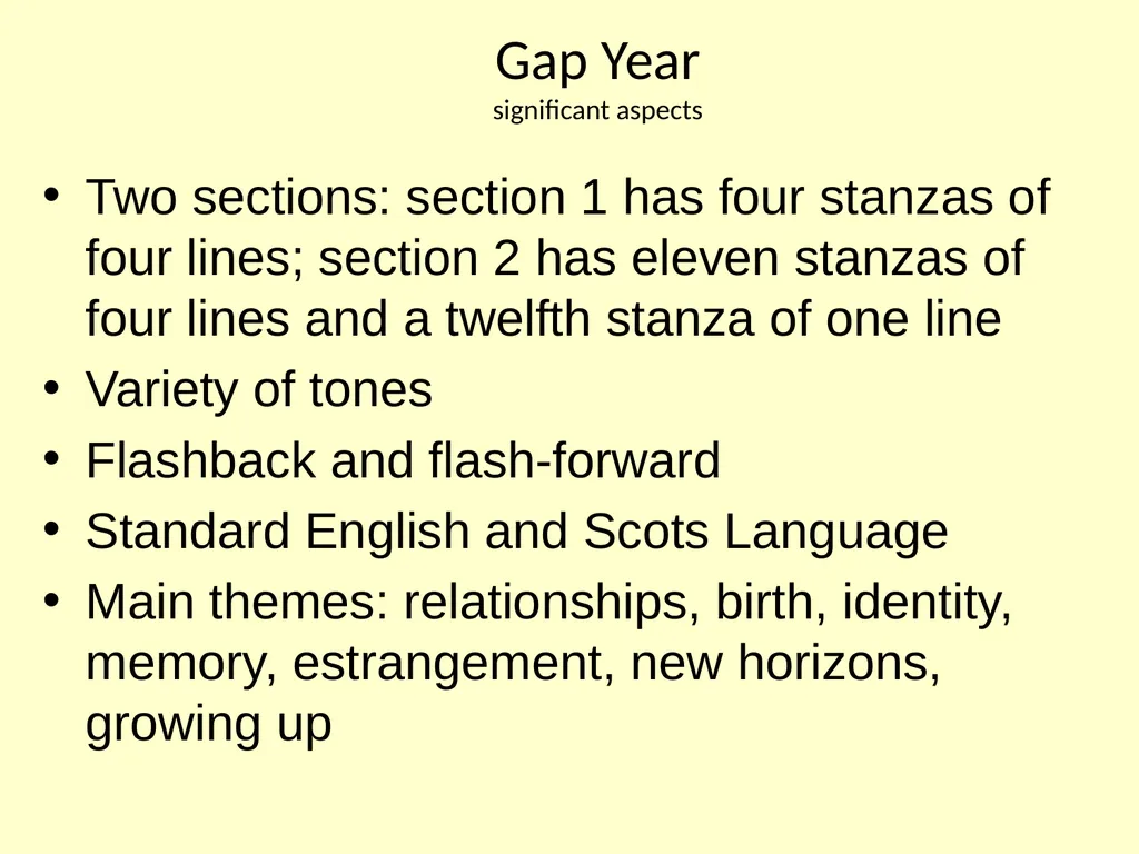National 5 Scottish Text Jackie Kay Discussion, - slide 6 of 32