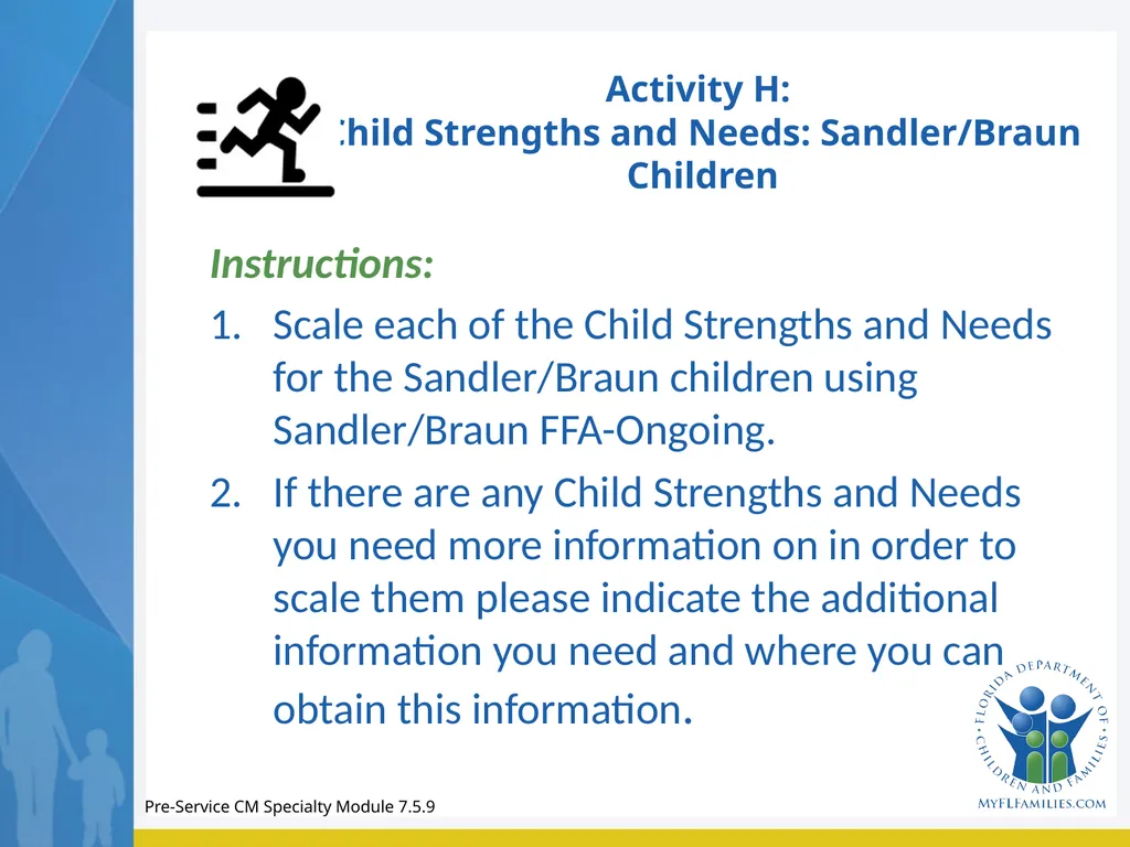 Module 7 Family Engagement Standard - Exploration - slide 66 of 67
