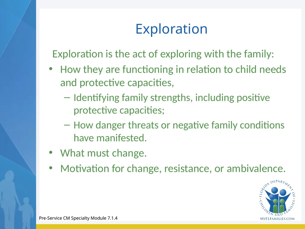 Module 7 Family Engagement Standard - Exploration - slide 6 of 67
