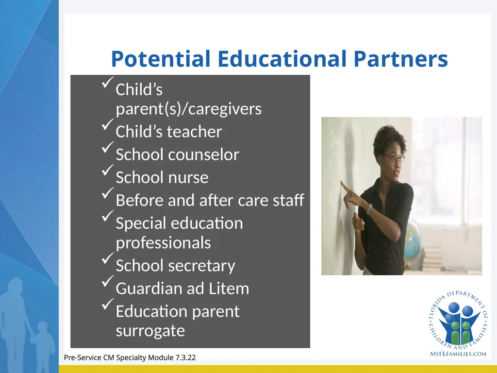 Module 7 Family Engagement Standard - Exploration - slide 43 of 67