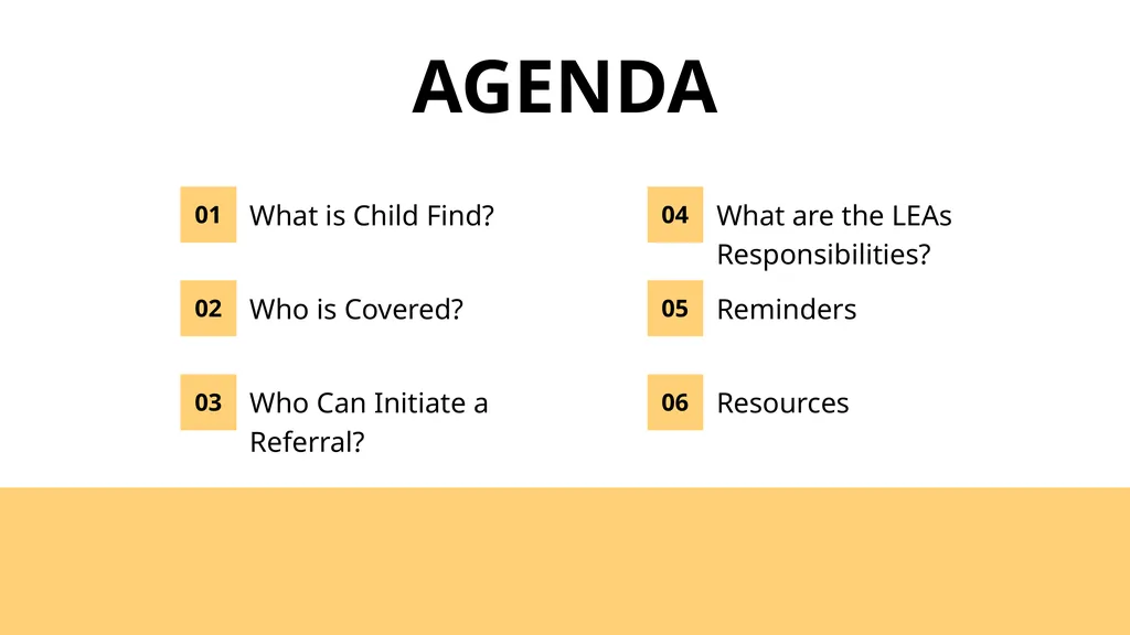 CHILD FIND Locate, Identify, Evaluate 2026-2027 - slide 2 of 30