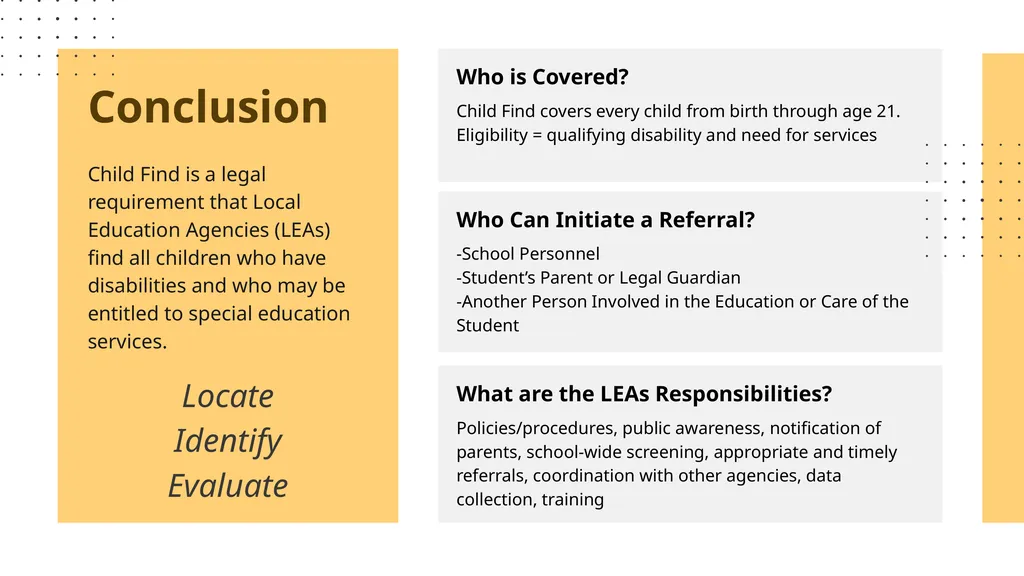 CHILD FIND Locate, Identify, Evaluate 2026-2027 - slide 27 of 30