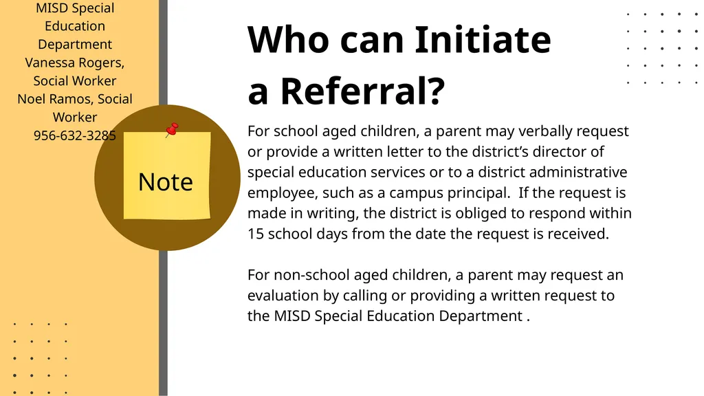 CHILD FIND Locate, Identify, Evaluate 2026-2027 - slide 12 of 30