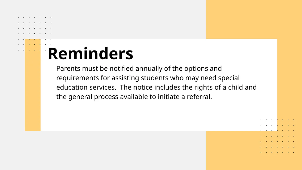 CHILD FIND Locate, Identify, Evaluate 2026-2027 - slide 26 of 30
