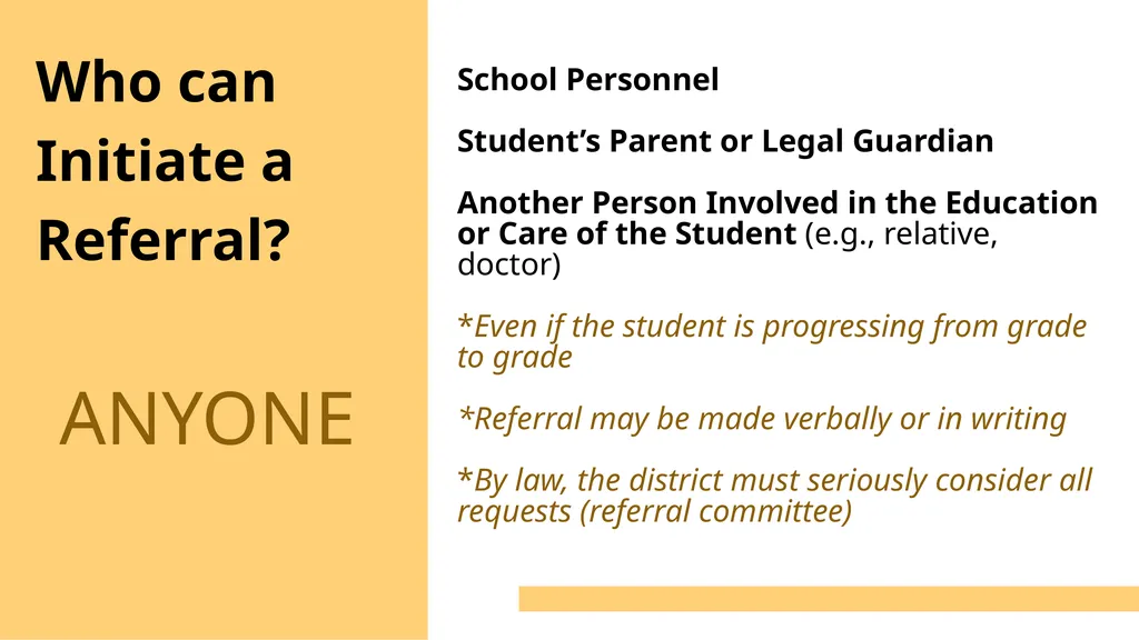CHILD FIND Locate, Identify, Evaluate 2026-2027 - slide 10 of 30