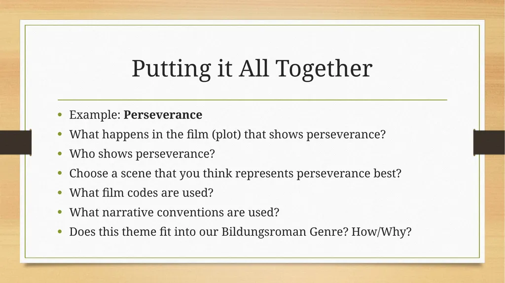 The Karate Kid A film study Narrative Conventions - slide 8 of 9