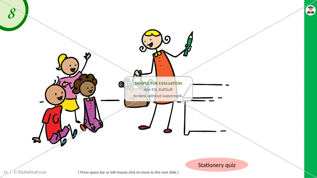 Introduction lesson Greetings, ask & answer - slide 14 of 19