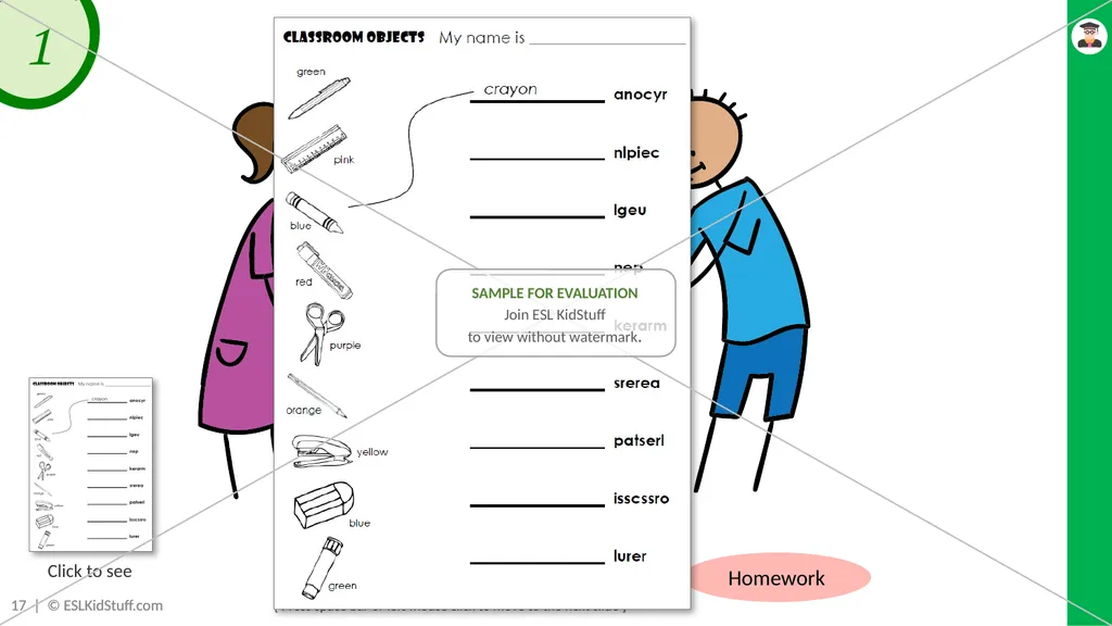 Introduction lesson Greetings, ask & answer - slide 17 of 19