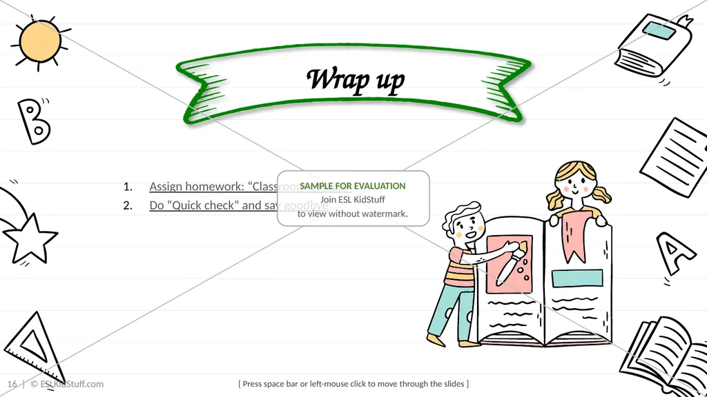 Introduction lesson Greetings, ask & answer - slide 16 of 19