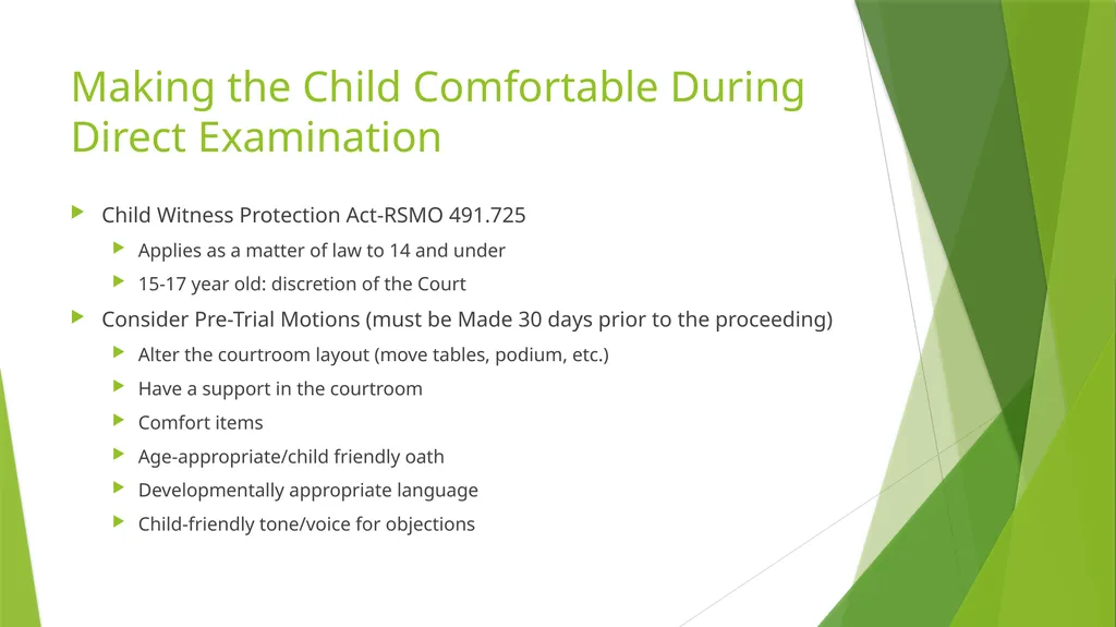 The Kid Said What? Hearsay Exceptions For Children - slide 18 of 22