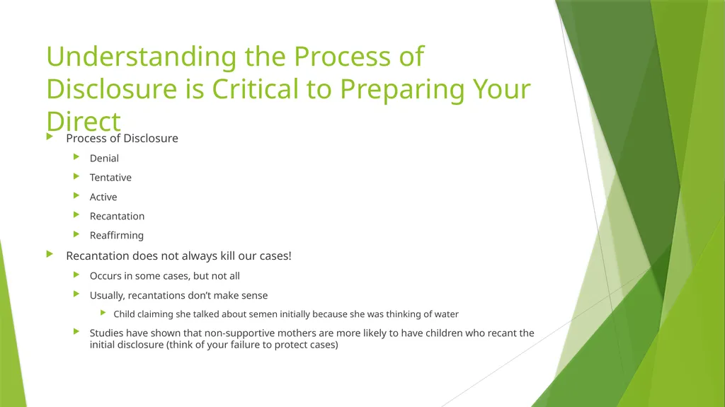 The Kid Said What? Hearsay Exceptions For Children - slide 16 of 22