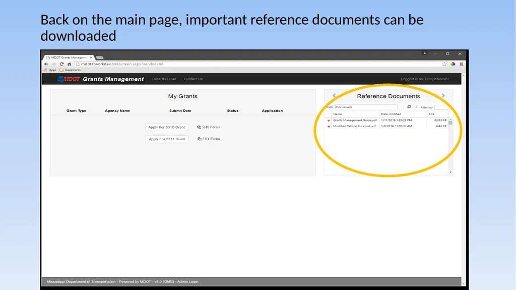 Grant Management System 5310/5311 Application - slide 15 of 44