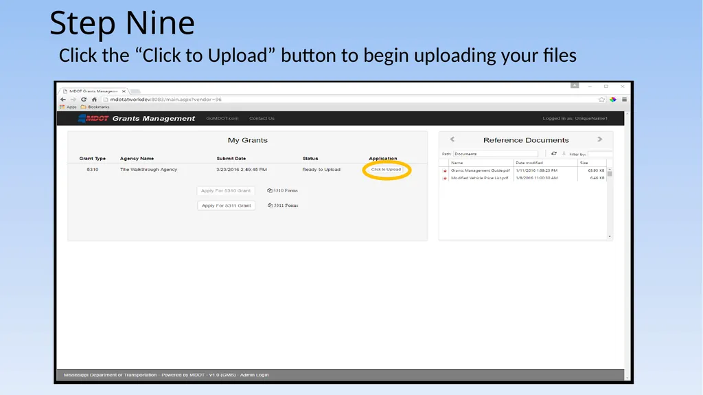 Grant Management System 5310/5311 Application - slide 23 of 44