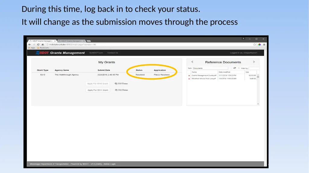 Grant Management System 5310/5311 Application - slide 30 of 44